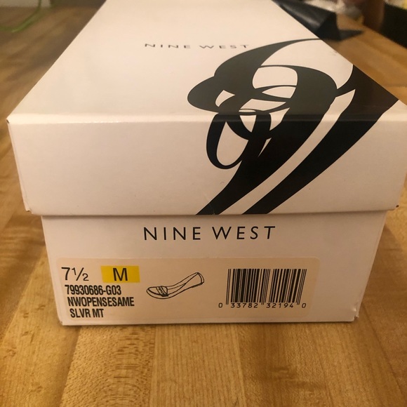 NWT Silver Loafers - Picture 5 of 5